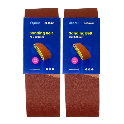 10x sanding belts - 10x,