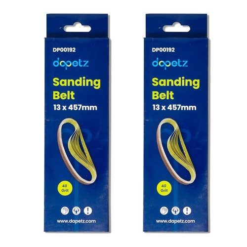 Sanding belts 13x457mm - 40, grit