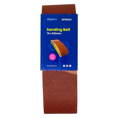 Sanding belts 75mm 533mm - 5x, x